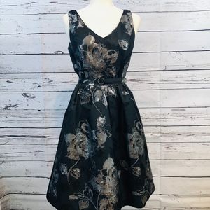 Beautiful Black and Silver Cocktail Dress